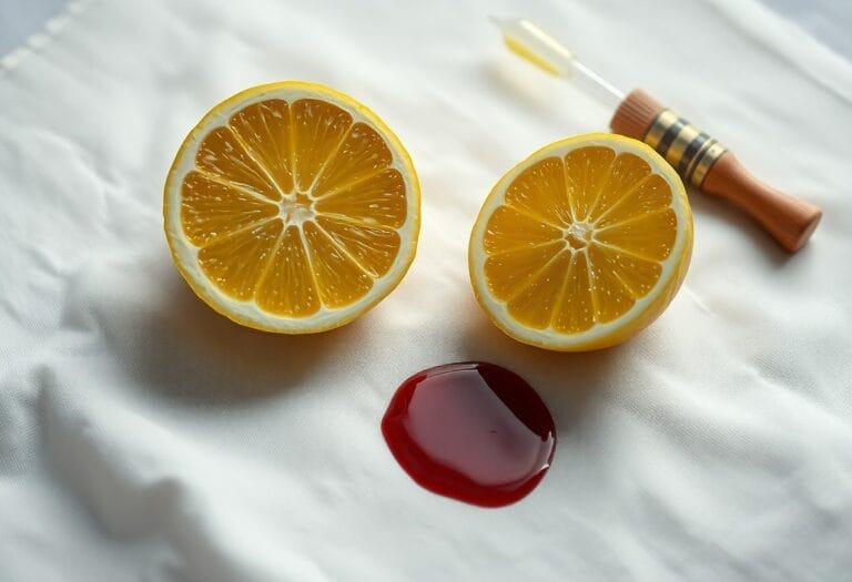 Does lemon remove blood stains?